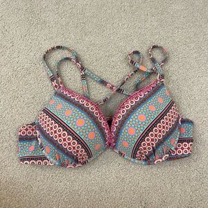 Bikini Top from Target. Worn only 2 times. Push up style in a 32 B.